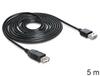Kaabel Delock 83373 USB 2.0 A, 5 m, must