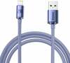 Kaabel Baseus Crystal Shine, USB - Lightning, 2.4 A, 2 m, lilla