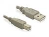 Kaabel Delock 82216 USB-A - USB-B, 3 m, valge