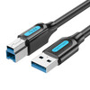 Kaabel Vention COOBI USB 3.0 A-B, 3 m, must PVC