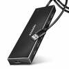 USB jagaja Axagon HUE-F7A, 7 x USB 3.2 Gen 1, 1 m, must
