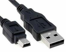 Kaabel Akyga AK-USB-03, USB-A / Mini USB, 1.8 m, must