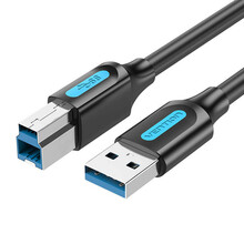 Kaabel Vention COOBI USB 3.0 A-B, 3 m, must PVC