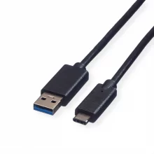 Kaabel Roline 11.02.9011 USB Type A - USB Type C, 1 m, must