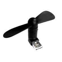Ventilaator USB/microUSB, 2in1, must