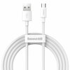 Kaablite komplekt Baseus Simple Wisdom USB - Micro USB, 2.1 A, 1.5 m, valge (2 tk)