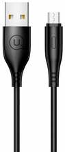 Kaabel Usams SJ268USB01, USB A - Micro USB, 1 m, must