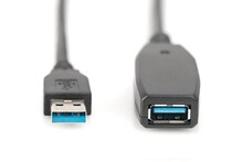 Kaabel Digitus DA-73107 USB 3.0 A male - A female, 20 m, must