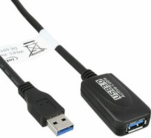 Kaabel Inline USB-A 3.2 Gen.1, USB-A - USB-A, 5 m, must
