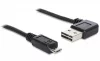 Kaabel Delock EASY-USB USB 2.0 A - Micro-B, 2 m, must