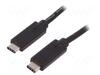 Kaabel Qoltec 50501 USB 3.1 Type-C, 1 m, must