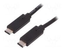 Kaabel Qoltec 50501 USB 3.1 Type-C, 1 m, must