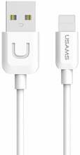Kaabel Usams IPUSBXD02, USB - Lightning, 1 m, valge