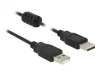 Kaabel Delock 2x USB 2.0-A, 2 m, must