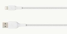 Kaabel Belkin CAA002BT3MWH, Lightning - USB A, 3 m, valge