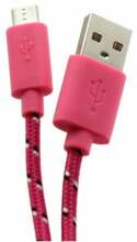 Kaabel Sbox USB-1031P, Micro USB, 1 m, roosa