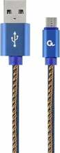 USB kaabel Gembird CC-USB2J-AmmBM-1M-BL, Micro USB, 1 m, sinine