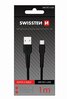 Kaabel Swissten SW-BA-MIC-3A-1M-BK, Micro USB, 1 m, must