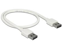 Kaabel Delock EASY-USB, 2.0 A male, 0.5 m, valge