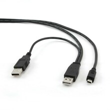 Kaabel Gembird CCP-USB22-AM5P-3, USB 2.0, 0.9 m, must