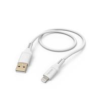 Kaabel Hama Flexible USB-A - Lightning, 1,5 m, valge