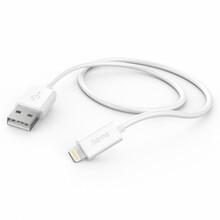 Kaabel Hama USB-A - Lightning, 1 m, valge