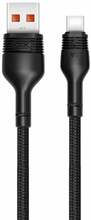 Kaabel XO NB55 USB - USB-C, 1 m, 5 A, must