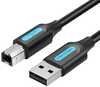 Kaabel Vention COQBL, USB 2.0 A - USB-B, 10 m, must PVC