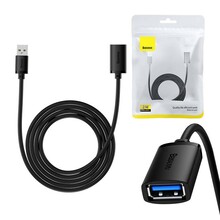 USB pikenduskaabel Baseus AirJoy, USB 3.0, 2 m, must