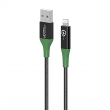 Kaabel Microconnect MC-SMART USB-A to Lightning, 1 m, roheline