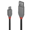 Kaabel Lindy Anthra Line USB 2.0 A - Micro-B, 1 m, must