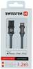 Kaabel Swissten MFI, USB - Lightning, 1.2 m, hall