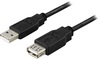 USB pikenduskaabel Gembird CCP-USB2-AMAF-10, USB 2.0 A-M, 3 m, must