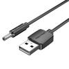 Toitekaabel Vention CEXBF, USB - DC 3.5 mm, 5V, 1 m, must