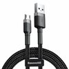 Kaabel Baseus CAMKLF-HG1, USB - Micro USB, 2 A, 3 m, hall/must