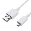 Kaabel DCO, Micro USB - USB, 2.4 A, 1 m, valge