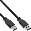 Kaabel InLine USB 3.0 A male, 0.3 m, must