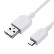 Kaabel DCO, Micro USB - USB, 2.4 A, 1 m, valge