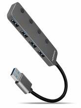 USB jagaja Axagon HUE-MSA, 4x USB3.2 Gen 1, hall
