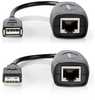Pikendusadapter Nedis USB A pistik - USB A pesa UTP kaabli kaudu, kuni 50 m, USB 1.1