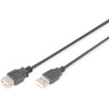 Kaabel Assmann AK-300202-018-S USB 2.0 A male - A female, 1.8 m, must