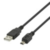 USB kaabel DELTACO USB 2.0 mini B, 1 m, must