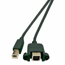Kaabel MicroConnect USB-B - USB-B, 1,8 m, roheline