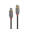 Kaabel Lindy 36744 USB 3.2 A-B, 5 m, antratsiit