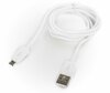 Kaabel Platinet microUSB, 1 m, valge