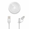 Kaabel UsbePower DUO, Micro-USB ja Lightning, 1.2 m
