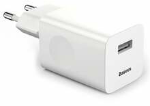 Laadija Baseus CCALL-BX02, USB Quick Charge 3.0, 24W, valge