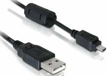 Kaabel Delock UC-E6, USB-A/Nikon 8-pin, 1.8 m, must