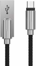 Kaabel Devia Storm, Micro USB, 5V 2.1A, 1 m, must