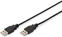 Kaabel Digitus AK-300101-010-S, USB 2.0, 1 m, must